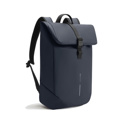  Urban Water Resistant Flap-top Backpack - Navy