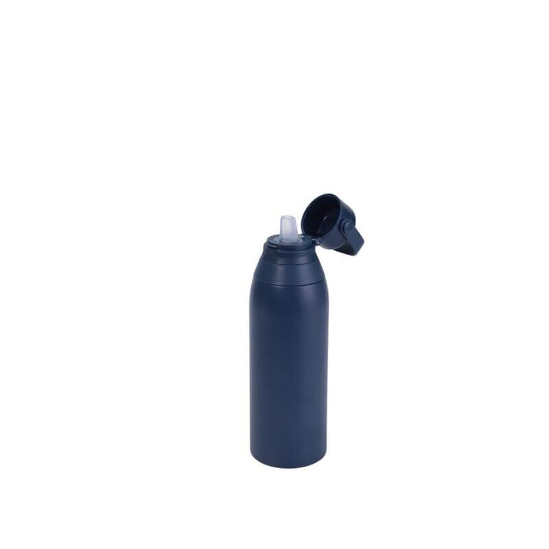 EVORA - Hans Larsen Double Wall Stainless Steel Vacuum Bottle - 750ml - Navy