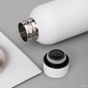 CADIZ - Giftology Double Wall Stainless Steel Bottle 500ml - White