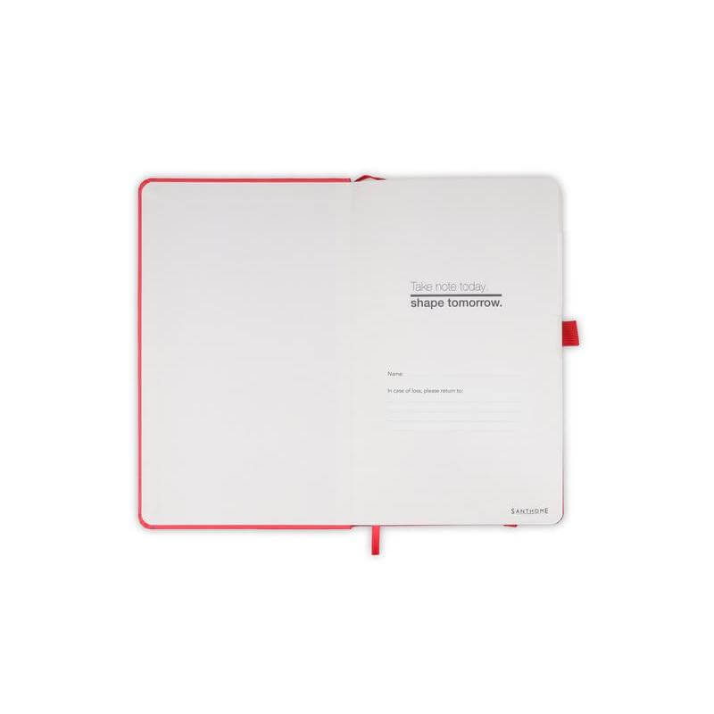 BARON - Santhome Expanded A5 Hard Cover Notebook - Red