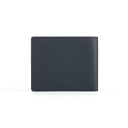 CROSS Saffiano Leather 4CC Bifold Wallet with Coin Pocket - Navy Blue