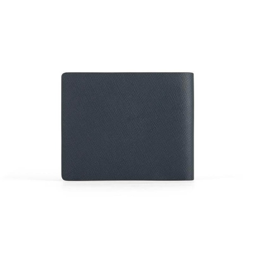 CROSS Saffiano Leather 8CC Slim Bifold Wallet - Navy Blue