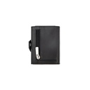 CROSS Soft Grain Leather 6CC Trifold Compact Wallet - Black