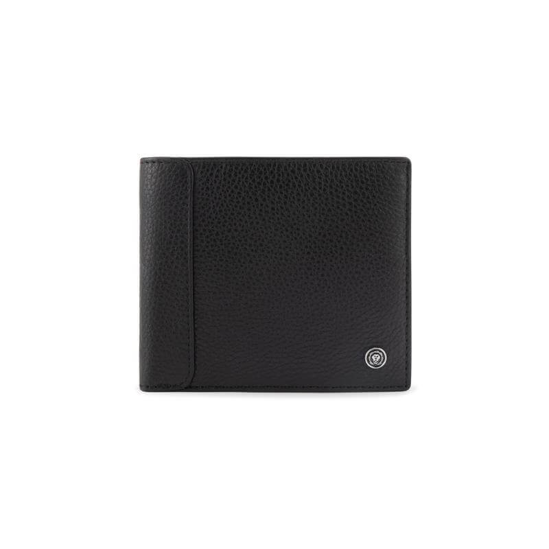 CROSS Pebble Leather 6CC Classic Fold Wallet with 6CC Cardholder - Black