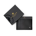 CROSS Pebble Leather 6CC Classic Fold Wallet with 6CC Cardholder - Black