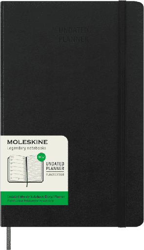 [OWMOL 5270] Moleskine Undated 121 Month Weekly Planner - Hard Cover - Large